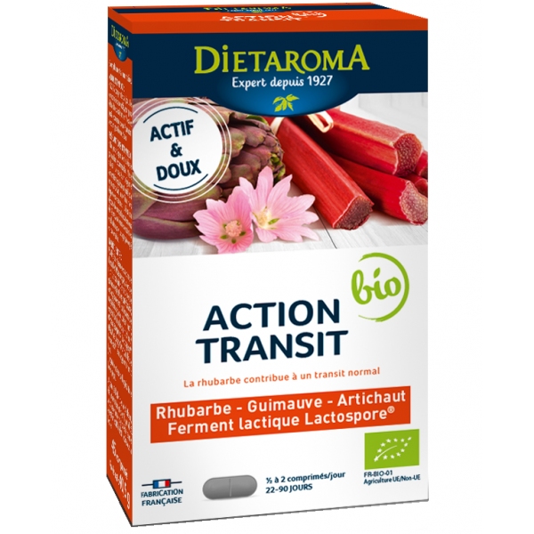 Phytothérapie Action Transit Bio - 45 comprimes Dietaroma