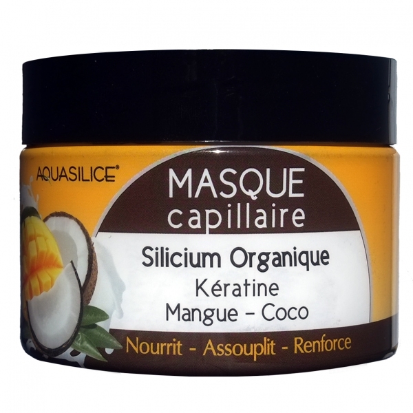 Masque capillaire Silicium Mangue Coco Pot 250 ml