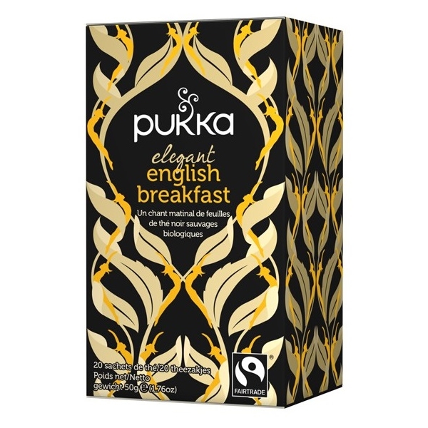 The noir elegant English breakfast - 20 sachets Pukka