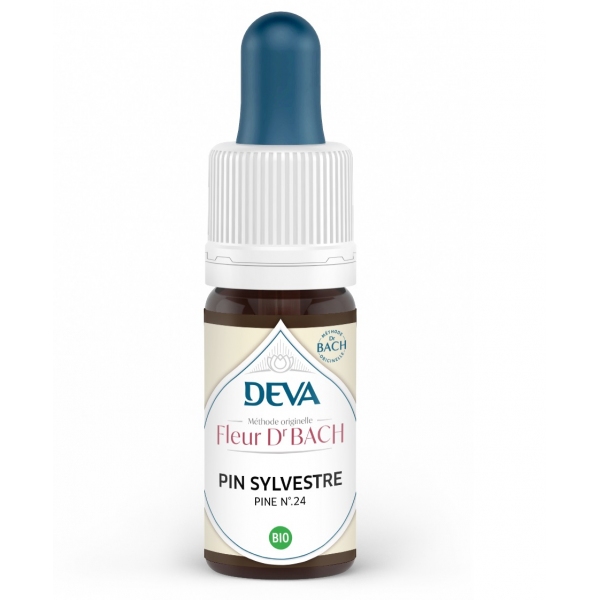Phytothérapie Pin sylvestre - Pine Fleur de Bach N°24 Flacon 10ml Deva