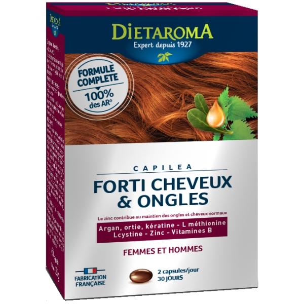 Capilea Forti Cheveux et Ongles - 60 capsules Dietaroma