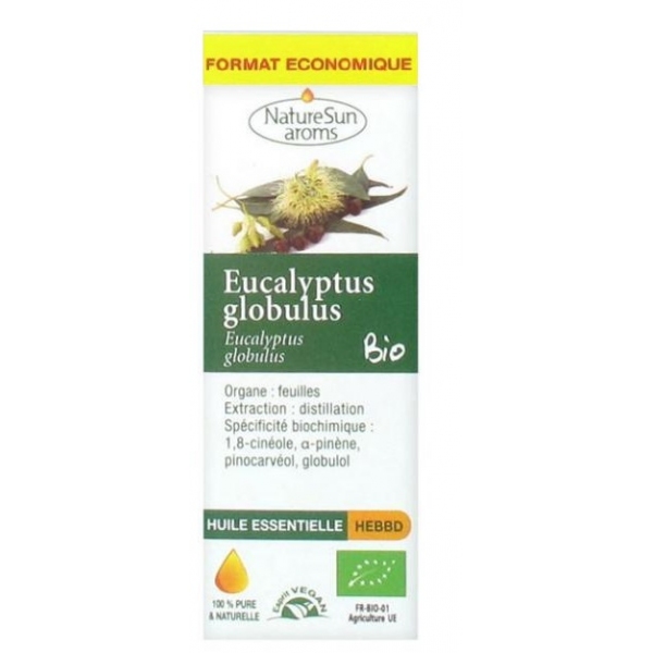 Eucalyptus Globulus Bio - Huile essentielle 30 ml NaturSun