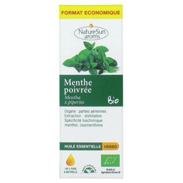 Menthe Poivree Bio - Huile essentielle 30 ml NaturSun