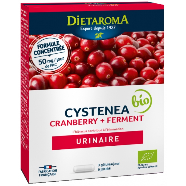 Phytothérapie Cystenea Duo - Cranberry-Ferment 20 gelules Dietaroma