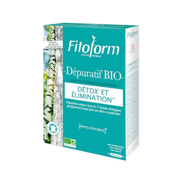 Depuratif Bio - 20 ampoules Fitoform