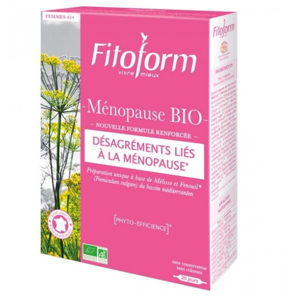 Ménopause Bio - 20 ampoules Fitoform