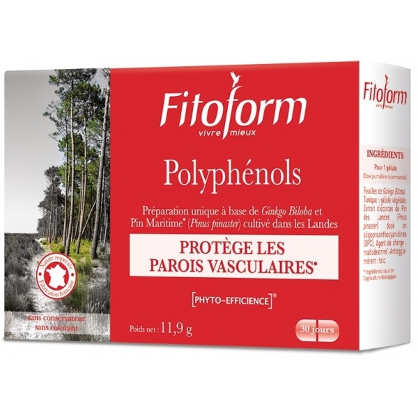 Phytothérapie Polyphenols Opc - 30 gelules Fitoform