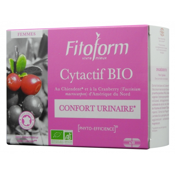 Phytothérapie Cytactif bio - 30 gelules Fitoform