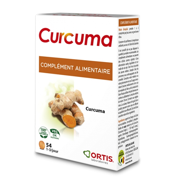 Curcuma 3600 - 54 comprimes Ortis