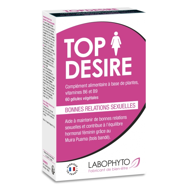 Phytothérapie Top Desire Femme - 60 gelules Labophyto