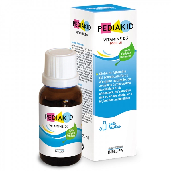 Phytothérapie Vitamine D3 - 20 ml Pediakid