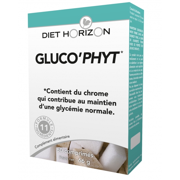 Phytothérapie Gluco Phyt - 60 comprimés Diet Horizon