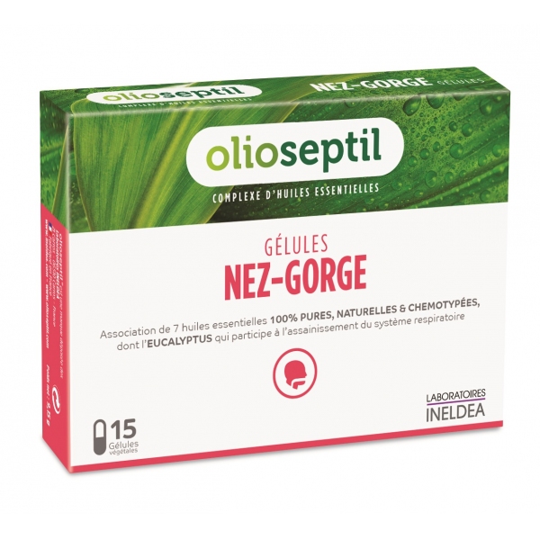 Nez-Gorge - 15 gelules Olioseptil
