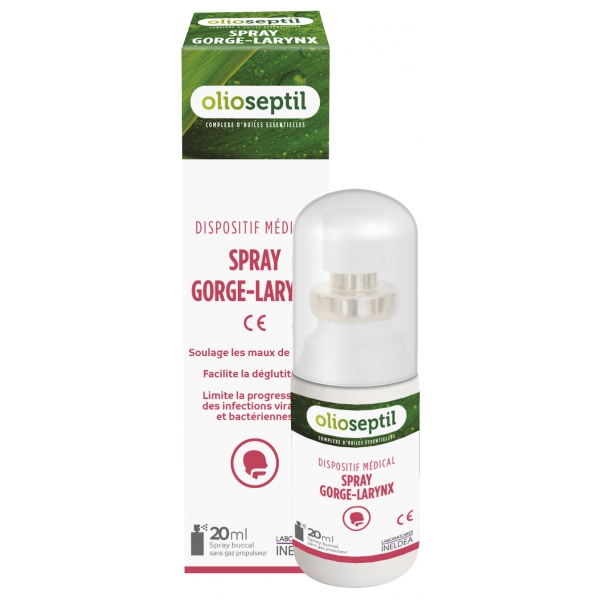 Phytothérapie Spray Bio Gorge-Larynx 20 ml Olioseptil