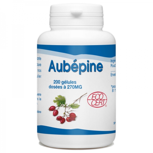 Phytothérapie Aubepine Bio 200 gelules GPH