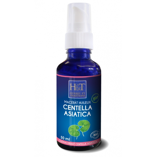 Centella Asiatica - Huile Vegetale Bio 50 ml Herbes Traditions