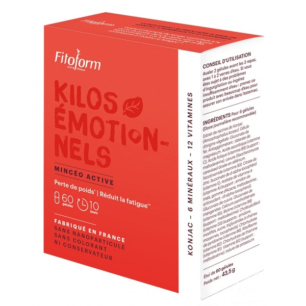Phytothérapie Kilos Emotionnels - Minceo - 60 gelules Fitoform