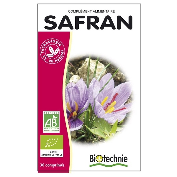 Phytothérapie Safran Bio - 30 comprimes Biotechnie