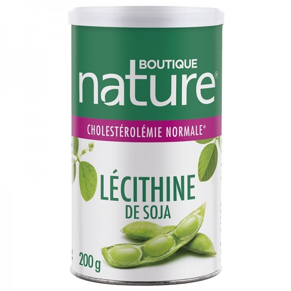 Phytothérapie Lecithine de Soja granulee - Pot 200g Boutique nature