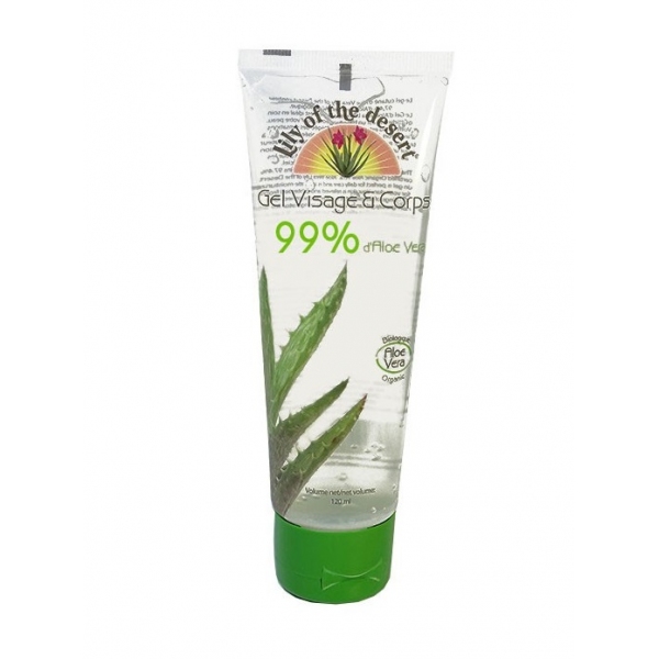 Gel peau Aloe Vera 99% - Tube 120 ml LiLy of the Desert