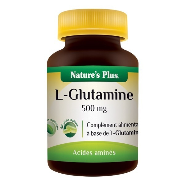 Phytothérapie L Glutamine 500 mg - 60 gelules Natures Plus