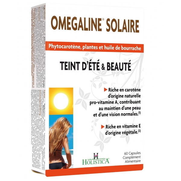 Phytothérapie Omegaline Solaire - 60 capsules Holistica