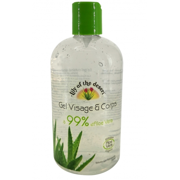 Gel peau Aloe Vera 99% - Flacon 360 ml LiLy of the Desert