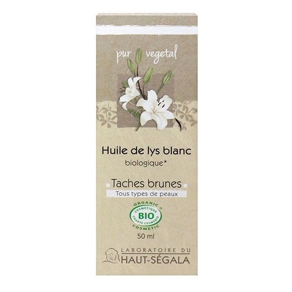 Phytothérapie Huile vegetale Lys Blanc Bio 50 ml Haut Segala