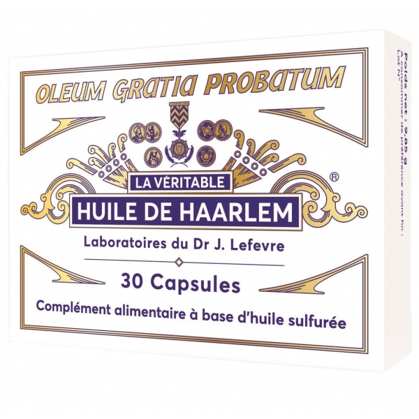 Phytothérapie Huile de Haarlem Originale - 30 capsules