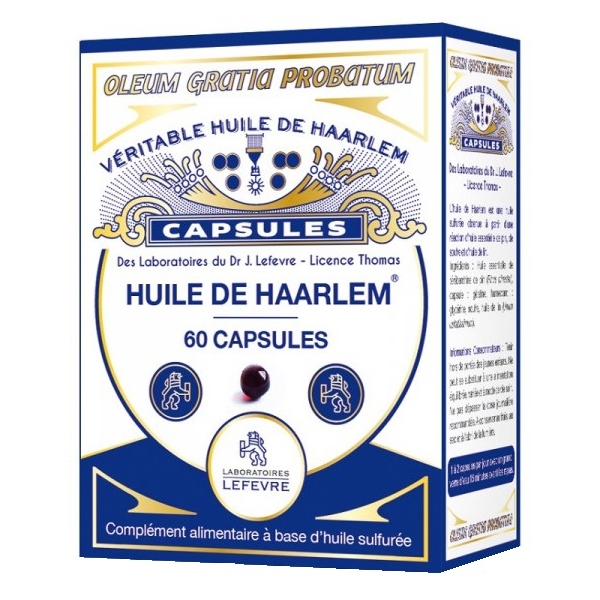 Phytothérapie Huile de Haarlem Originale - 60 capsules