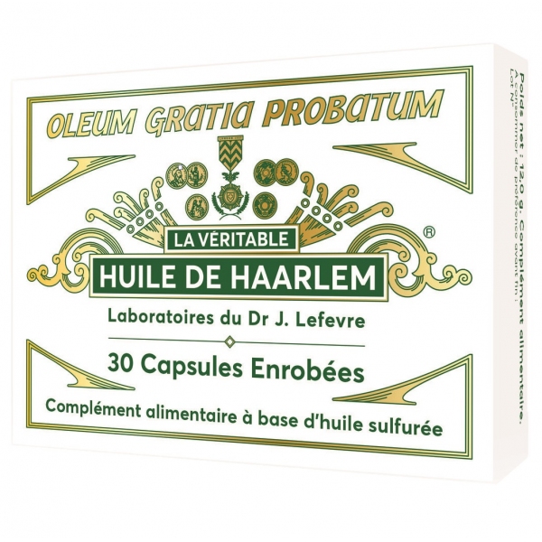 Phytothérapie Huile de Haarlem Enrobee - 30 capsules