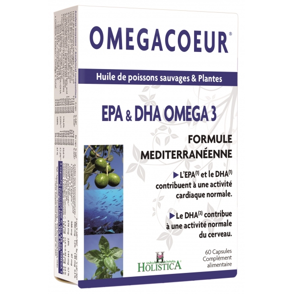 OmegaCoeur - 60 capsules Holistica