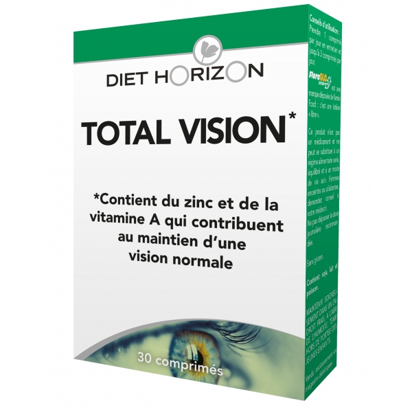 Phytothérapie Total Vision - 30 comprimes Diet Horizon