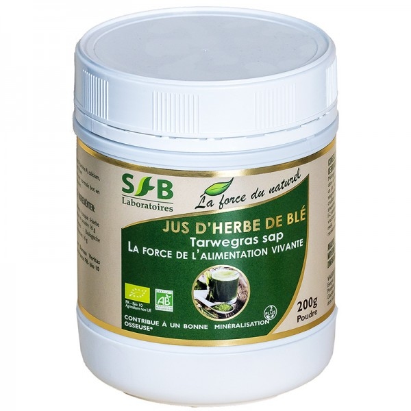 Phytothérapie Jus Herbe de Ble Bio - Pot 200 g SFB