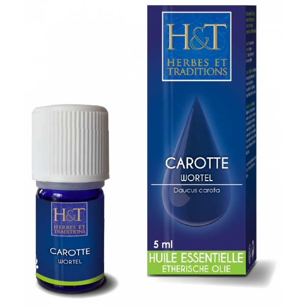 Phytothérapie Carotte - Huile essentielle 5 ml Herbes Traditions