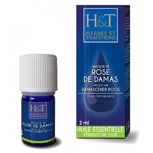 Phytothérapie Rose de Damas - Huile essentielle 2 ml Herbes Traditions