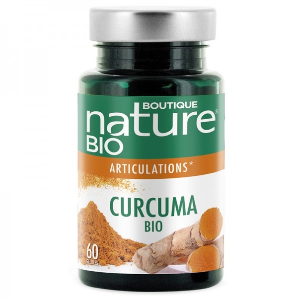 Phytothérapie Curcuma - Poivre noir Bio - 60 gelules Boutique nature