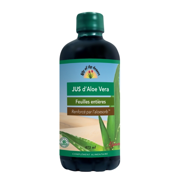 Phytothérapie Jus Aloe Vera 99% - Flacon 473 ml Lily of the Desert