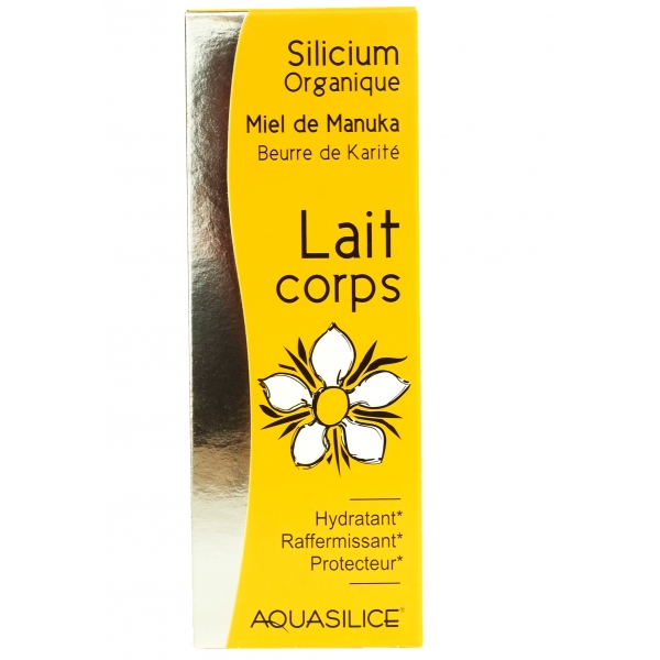 Lait Corps Silicium Karite et Miel Manuka - 200ml Aquasilice