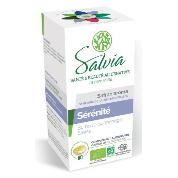 Safran aroma - Serenite 60 capsules Salvia