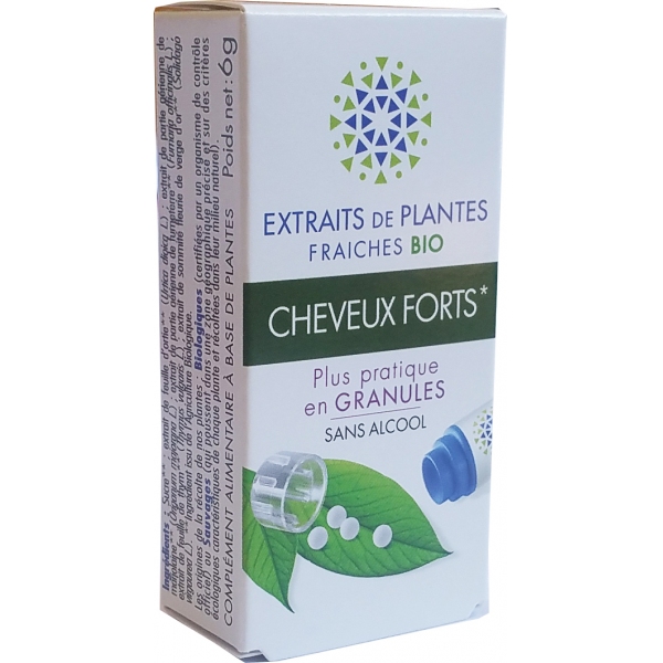 Complexe Cheveux Forts - Plantes fraiches granules