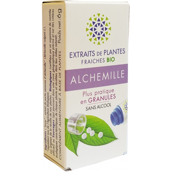  Alchemille Bio - Extrait de plante fraiche - Granules Kosmeo