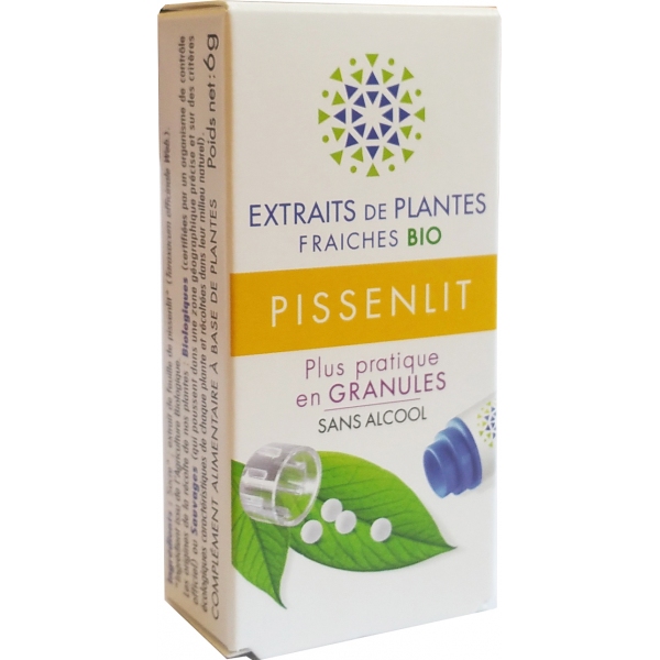 Pissenlit Bio - Extrait de plante fraiche - Granules Kosmeo