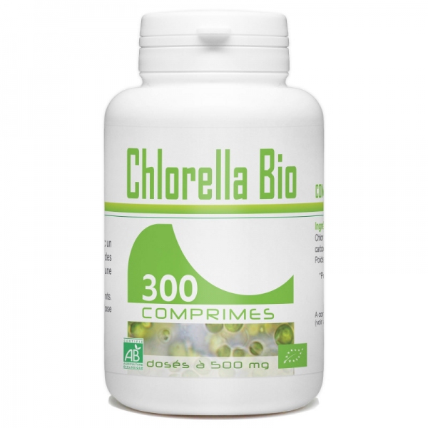 Phytothérapie Chlorella Bio - 300 comprimes GPH