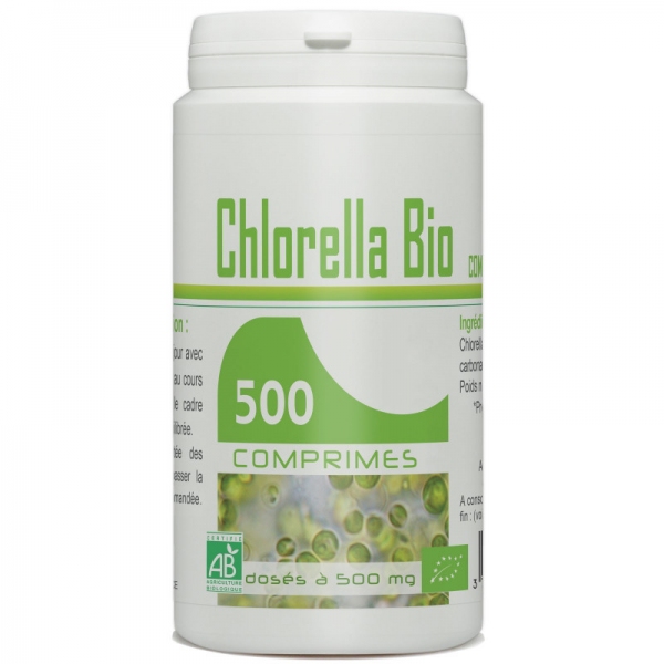 Phytothérapie Chlorella Bio - 500 comprimes GPH