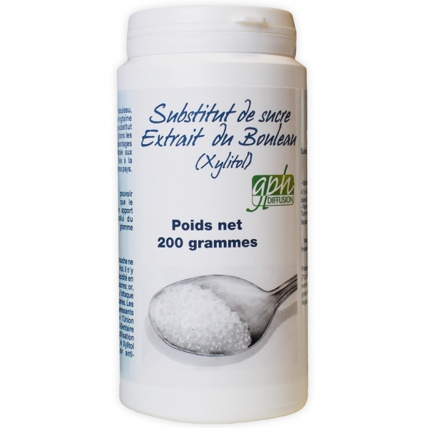 Phytothérapie Xylitol substitut sucre - Pot 200g GPH