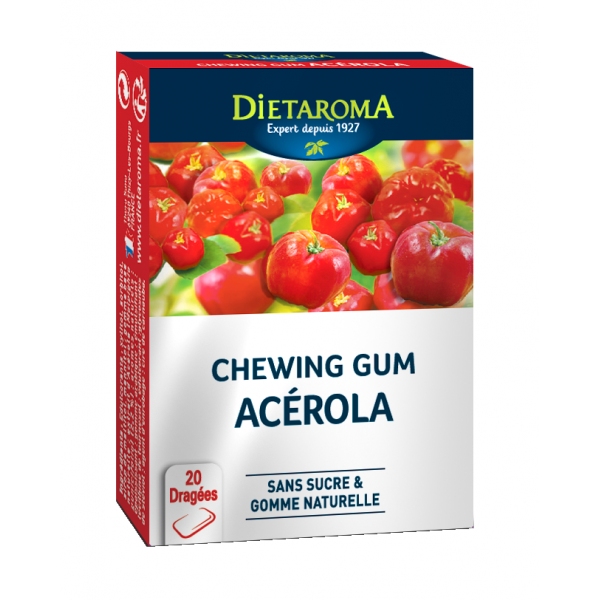 Phytothérapie Chewing Gum Acerola Dietaroma