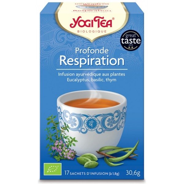 Phytothérapie Profonde Respiration - 17 sachets Yogi tea