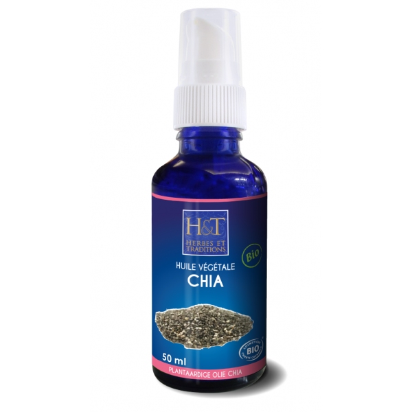Phytothérapie Chia - Huile vegetale Bio 50 ml Herbes Traditions