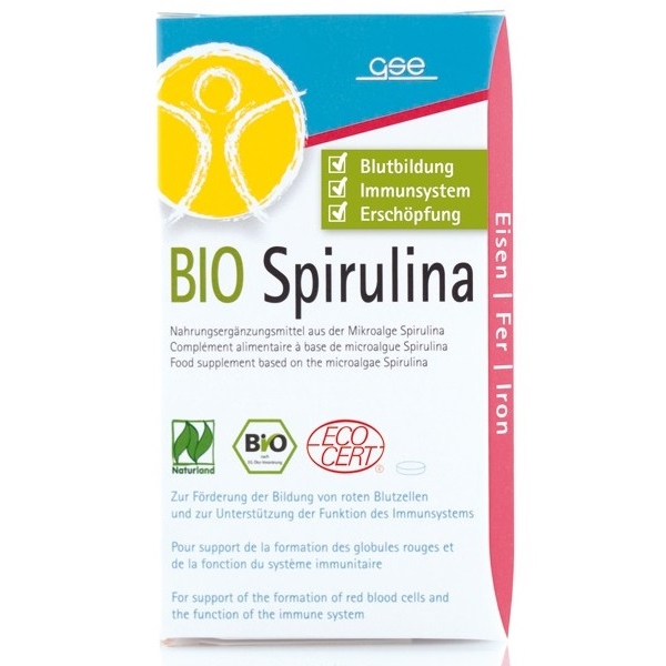 Phytothérapie Bio spirulina - Spiruline 240 comprimes GSE